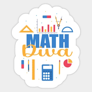 Math Diva Sticker